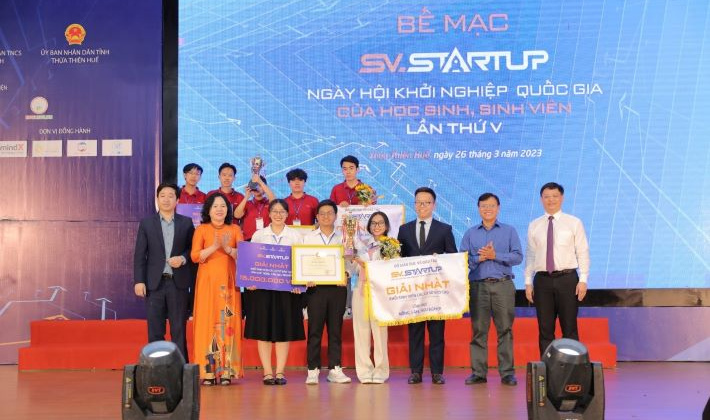 Sinh viên IUH xuất sắc giành giải Nhất cuộc thi Khởi nghiệp Quốc gia năm 2023